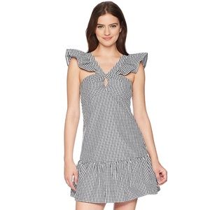 ROMEO & JULIET COUTURE Juniors Ruffle Hem Gingham
